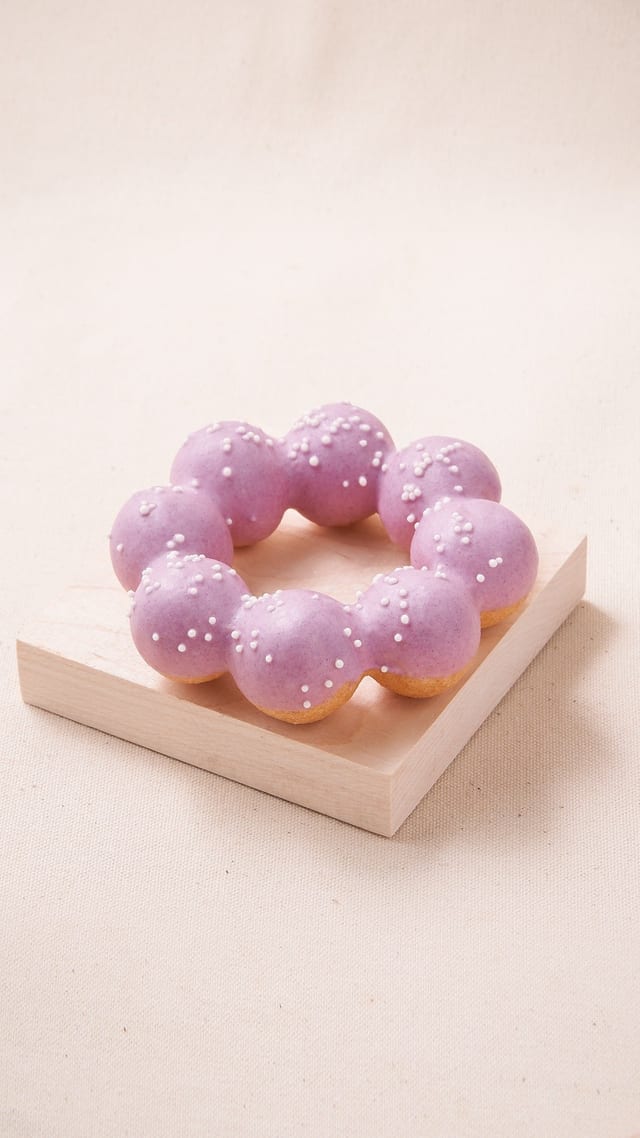 Ube Mochi Donut / 紫薯甜甜圈.