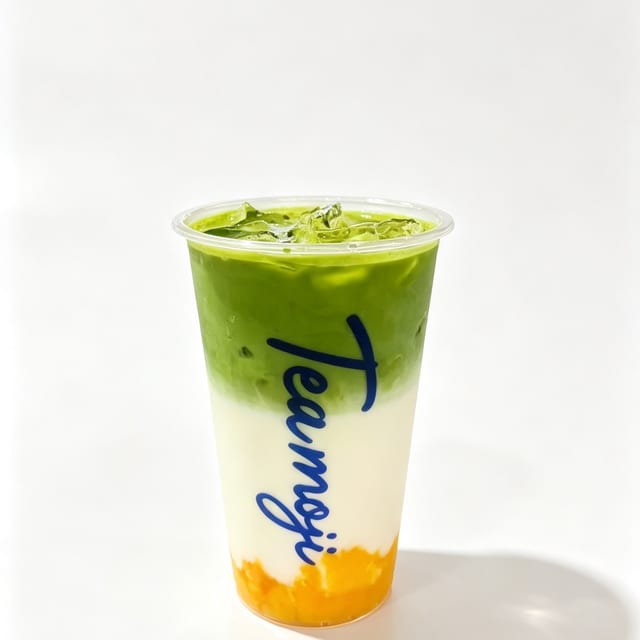 Mango Matcha Latte / 芒芒抹茶拿铁.