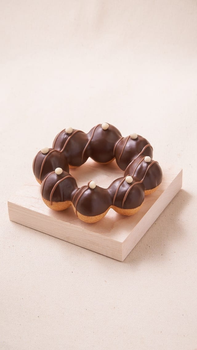 Nutella Mochi Donut / 榛果巧克力甜甜圈.