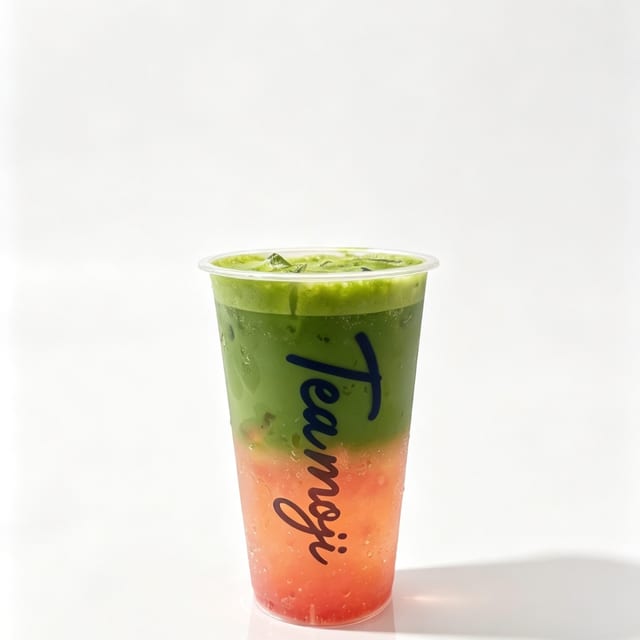 Grapefruit Sparkling Matcha / 西柚抹茶泡泡.